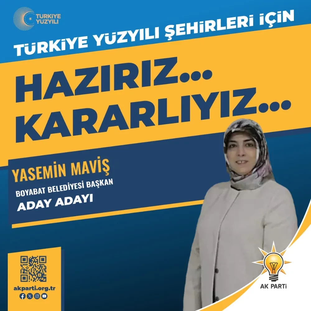 Maviş, Boyabat'ta Ak Parti'nin Başkan A. Adayı