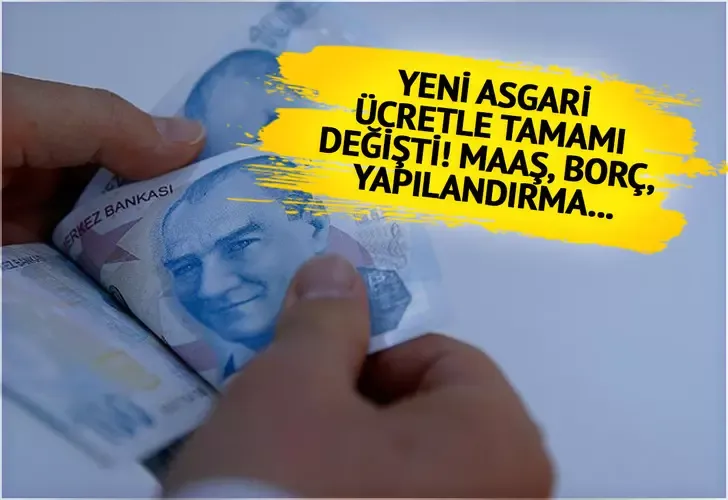Yeni asgari ücret belli oldu