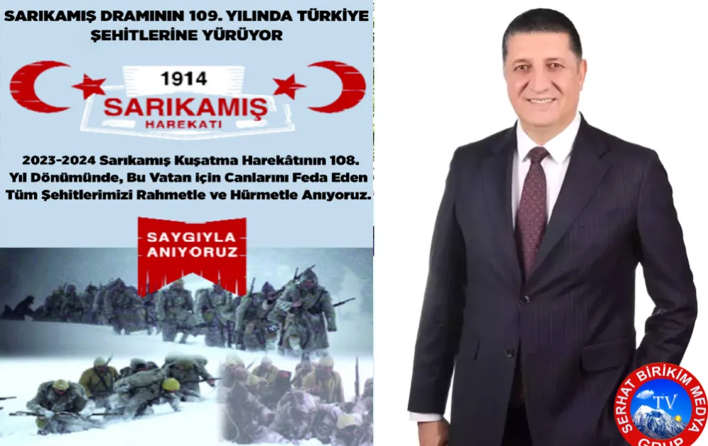 Engin DOĞRU; Sarıkamış Şehitleri arkasında acılar bıraktı   
