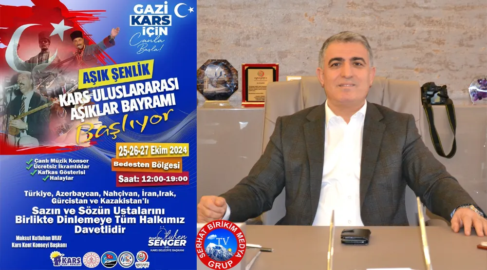 Ali ŞAYİR, Kars Aşıklar Bayramı’na Sponsor Oldu.