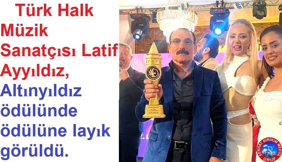 Sanatçı Latif Ayyıldız Ödül Aldı