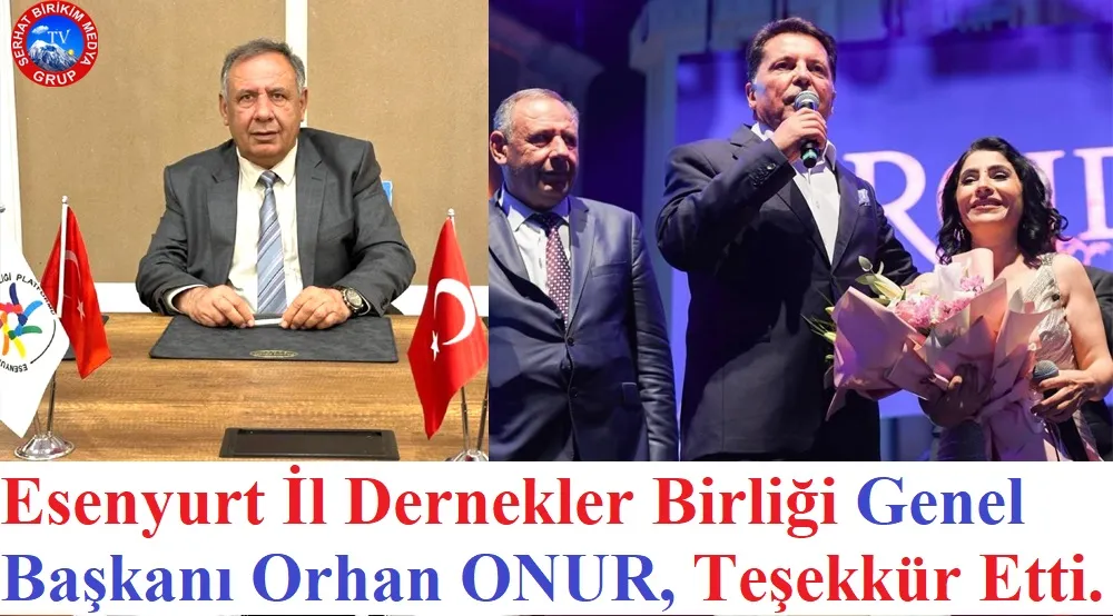 Genel Başkan Orhan ONUR Teşekkür Etti.