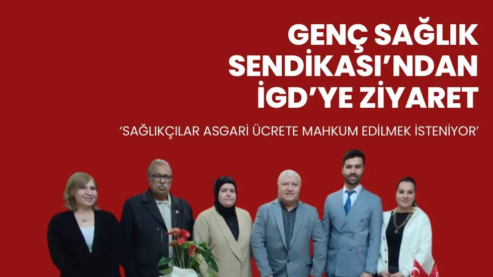 Genç Sağlık Sendikası yöneticileri, sağlıkçıların sorunlarını anlattı