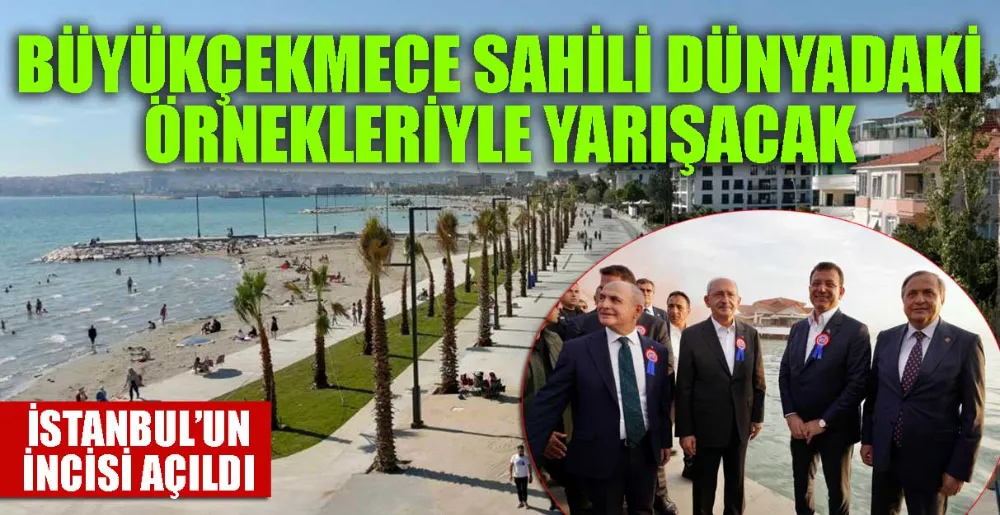 Büyükçekmece Tepecik Göl Sahili Hizmete Açıldı