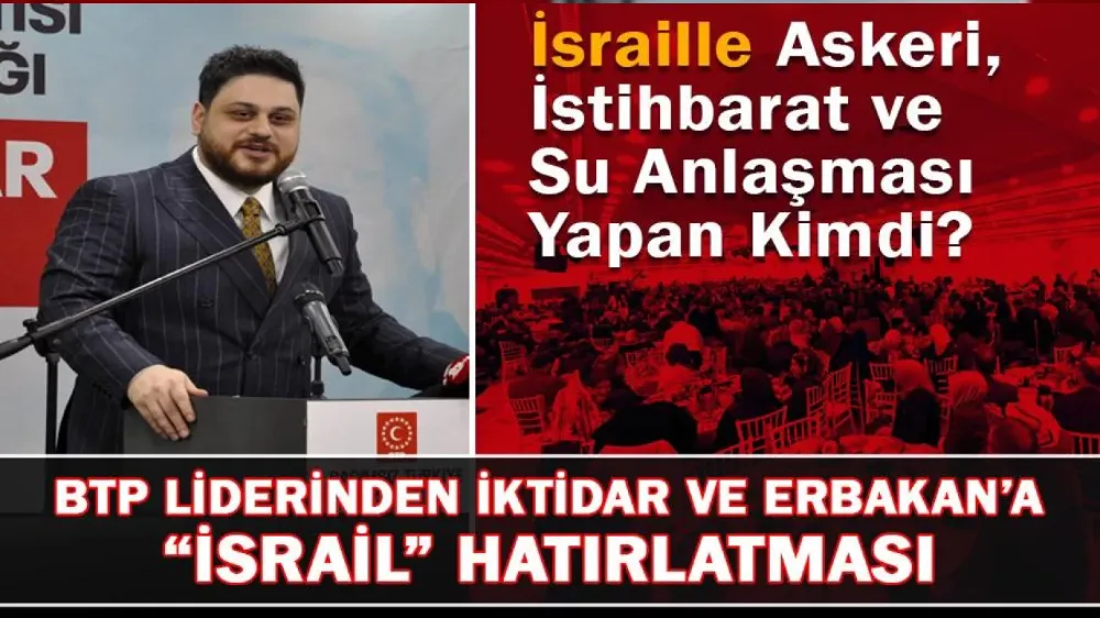 İsraille geçmişte askeri, istihbarat  ve su anlaşmaları yapan kimdi?