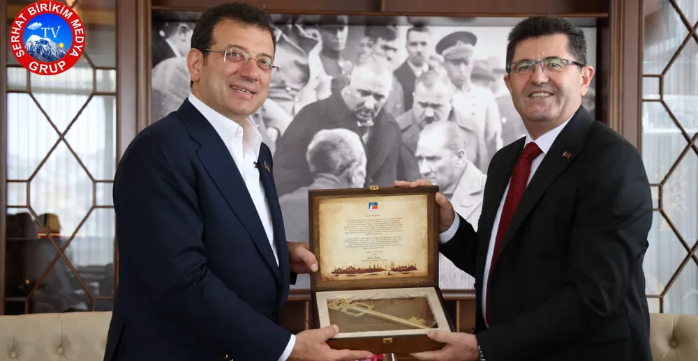 İmamoğlu’ndan Başkan Orhan Çerkez’e Tebrik Ziyareti