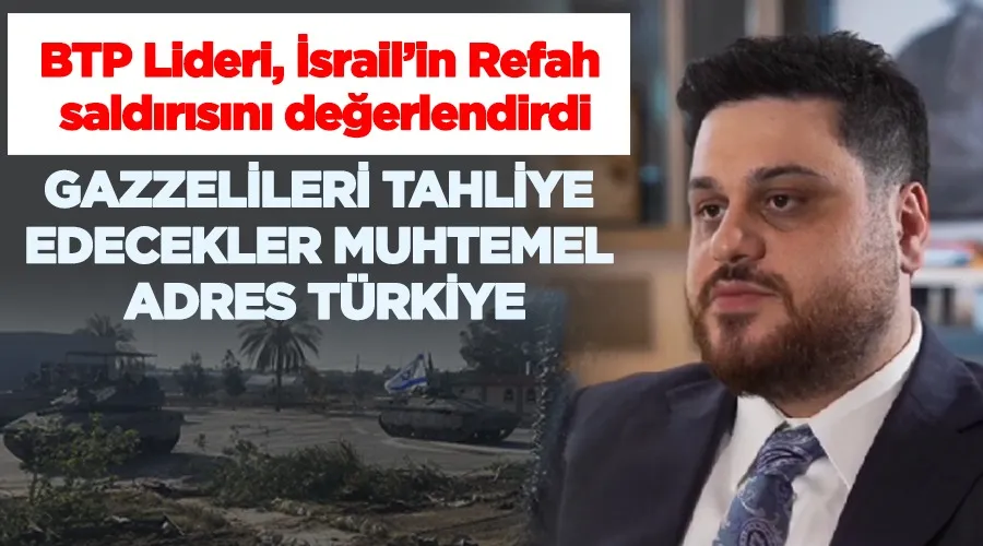 Gazzelileri Türkiye’ye getirme planı…