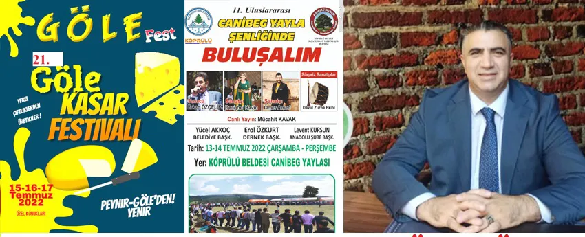 Özcan Çakmakçı, Canebek ve Göle Festivali Yayla Turizmine dönüşmeli 