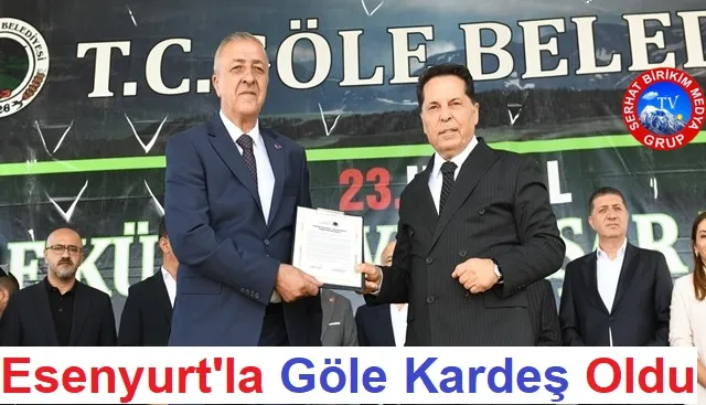 Gölelilerden Başkan Özer’e ‘Fahri Hemşehrilik Beratı’