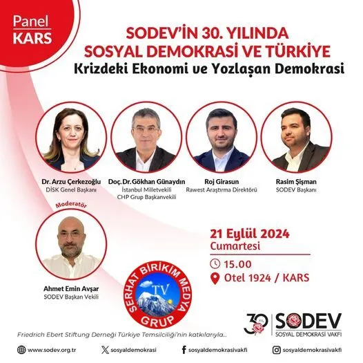 SODEV Kars’ta panel düzenleyecek.