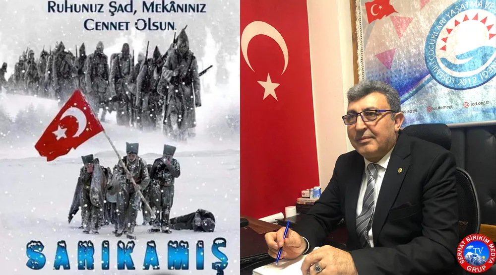 Başkan Gündüz MUTLU;  Sarıkamış Şehitleri Unutulmayacak Bir Acı 