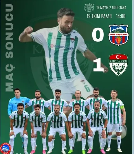 Kars 36 Spor Deplasmandan 3 Puanla Dönüyor!