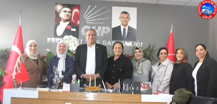 İstanbul Göle Kadın Meclis CHP İlçe Başkanın Tebrik etti