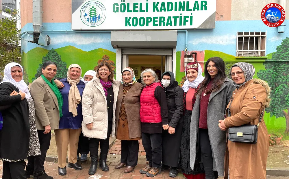 DEP Parti Grup Başkanvekili Beştaş’tan, Göle Kooperatifine ziyaret 