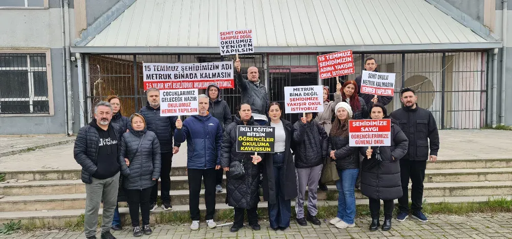 Kaderine Terk Edilen, Şehit Okulu İçin Acil Çözüm Çağrısı... (GÖRÜNTÜLÜ HABER)